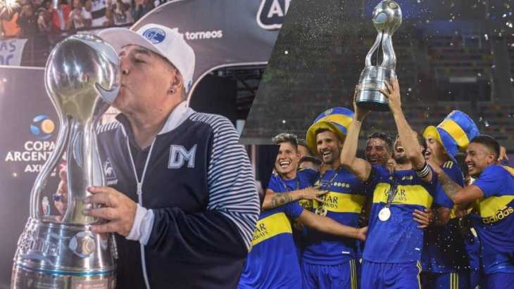 Boca se quedó con la Copa Argentina bendecida por Diego Maradona