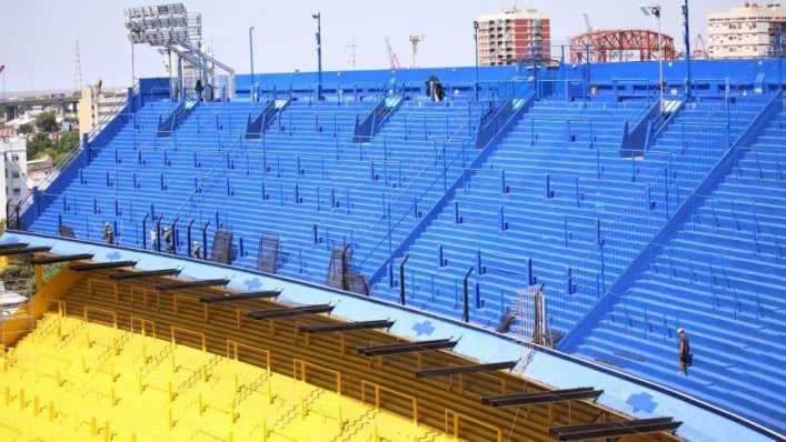 Boca sigue remodelando La Bombonera mientras espera por la vuelta del público