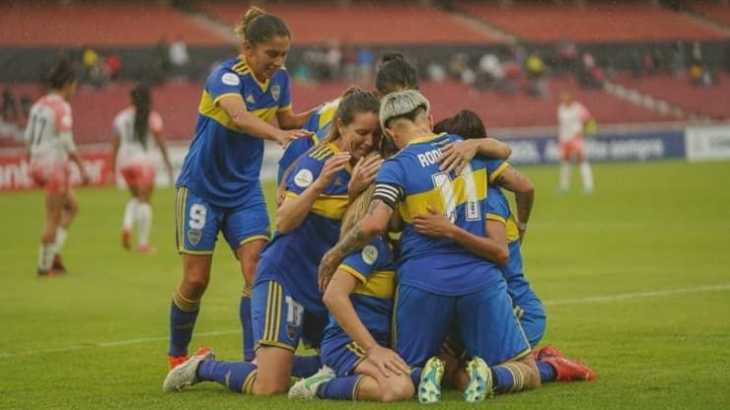 Boca venció a Ñañas 4 a 2 y se clasificó a los cuartos de la Copa Libertadores femenina