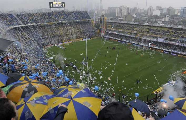 Boca vs. Junior, con La Bombonera llena