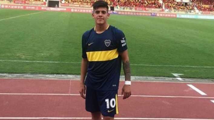 Brandon Cortés, el juvenil chileno de Boca en la Copa Libertadores