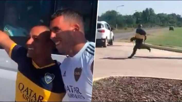Brasilero se sacó foto con Tevez y enloqueció