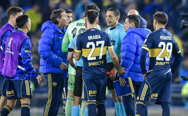 Bronca total en Boca por los fallos arbitrales ante Cruzeiro