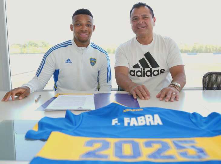 Buenas noticias para Boca: Frank Fabra extendió su contrato hasta el 2025