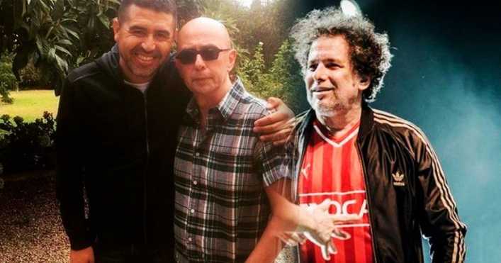 Calamaro proclamó su amor por Riquelme