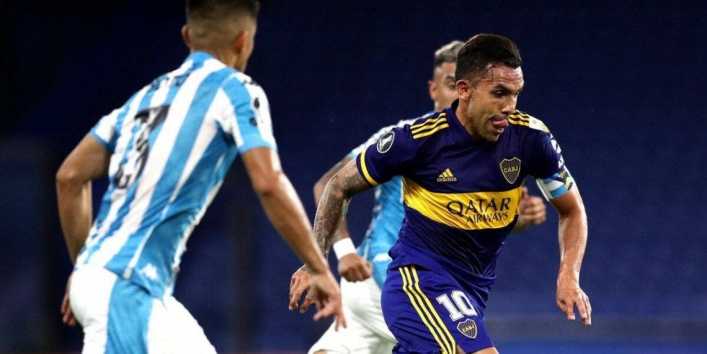 Carlos Tévez falló penal en el Boca-Racing y quedó eliminado de la Copa de la Liga