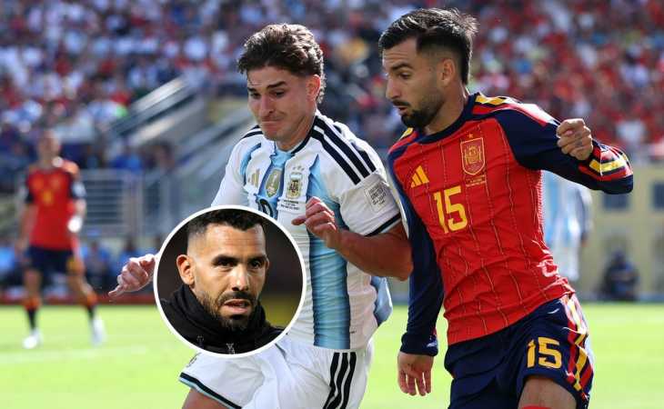 Carlos Tevez marcó la clave que diferenció a España de Argentina en la final: “Eso lo pagamos”