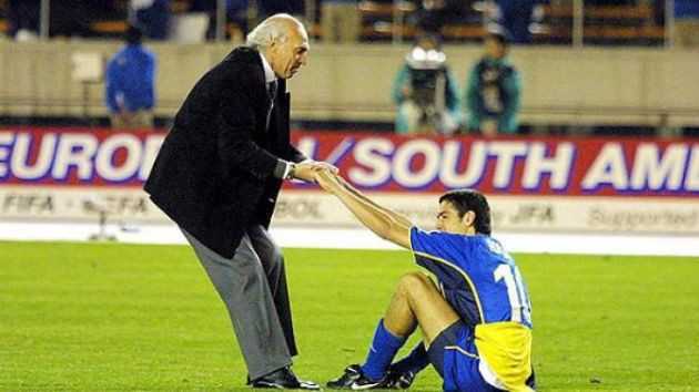 La causa del enojo de Riquelme con Bianchi