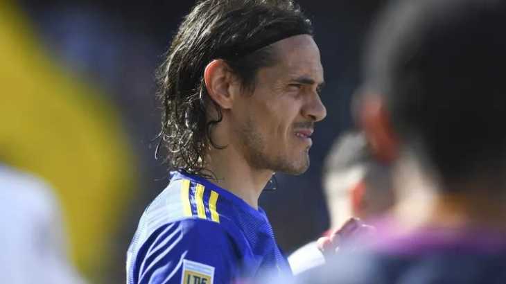 Cavani no fingió y en Boca temen una lesión muscular