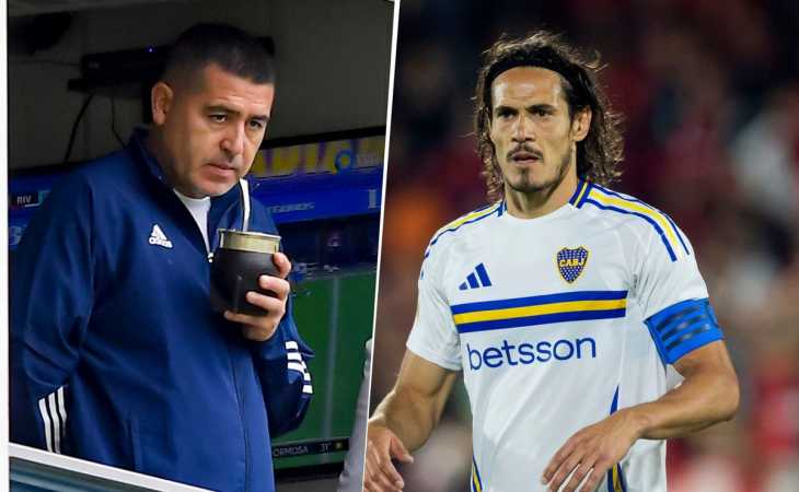 Cavani y Riquelme podrían reunirse en Boca ante la delicada situación del delantero