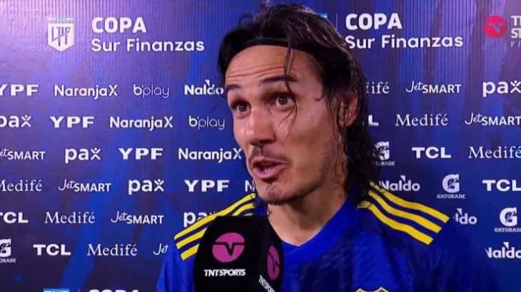 Cavani y su contundente mensaje tras el triunfo de Boca: Siempre digo...