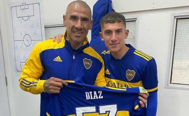 Cedido: Tomás, el hijo del Cata Díaz, se fue de Boca y ya tiene nuevo club