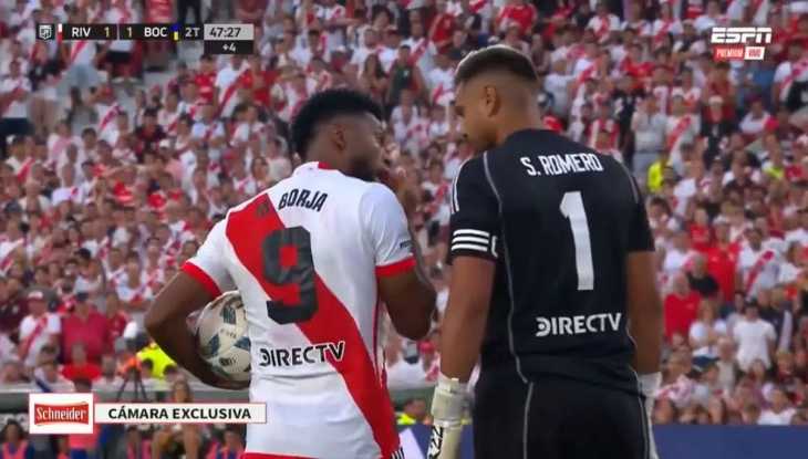 Chiquito Romero aclaró qué le dijo Borja en el Superclásico y reveló: Me pidió disculpas