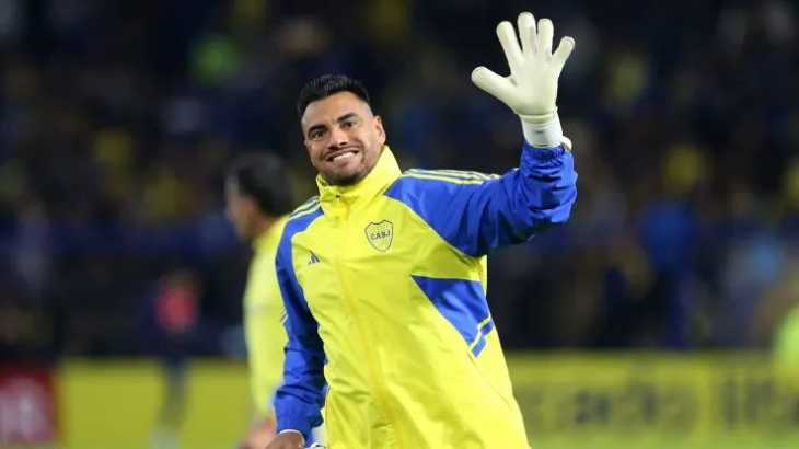 Chiquito Romero retocó su look para la ida de Boca ante Cruzeiro por Copa Sudamericana 2024