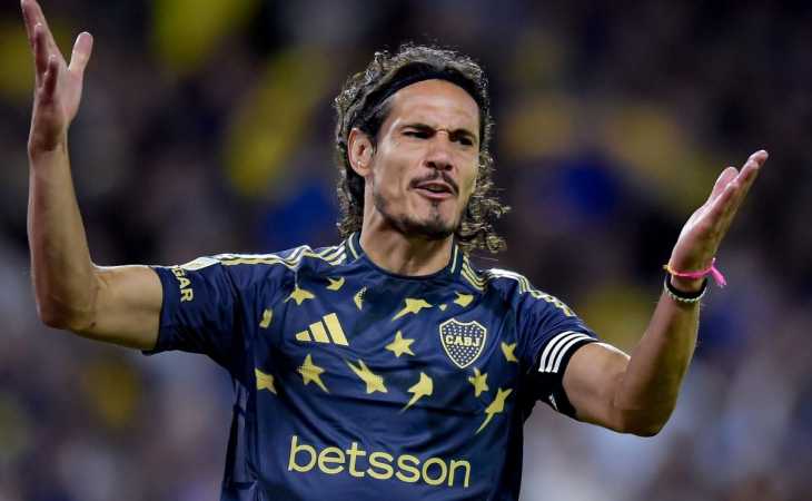 Claudio Úbeda decidió dejar afuera a Edinson Cavani del partido de Boca vs. Belgrano