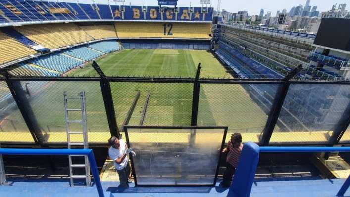 Comenzó la remodelación de un sector de La Bombonera
