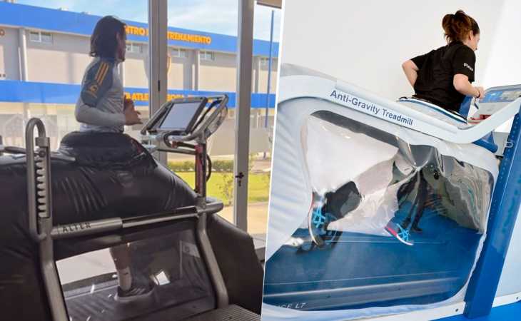 Cómo es el entrenamiento “sin gravedad” de Cavani para poder llegar bien al Mundial de Clubes 2025