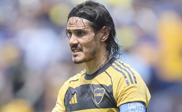 Cómo está Edinson Cavani de su lesión y el plan de Boca para esta semana