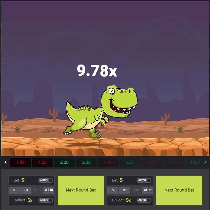 Cómo jugar al juego de Dino Crash