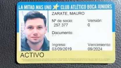 Como un hincha más: Mauro Zárate se hizo socio de Boca