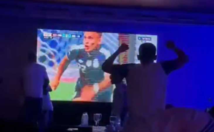 Cómo vivió el plantel de Boca el triunfo de Argentina ante Inglaterra