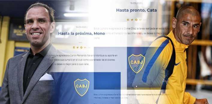 Comunicados de Boca por las salidas del Mono y Cata