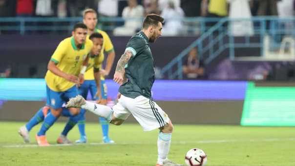 Con gol de Lionel Messi, Argentina ganó 1-0 a Brasil