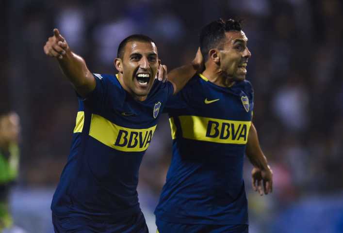 ¿Con mensaje? La foto que publicó Wanchope Ábila junto a Tevez en Estados Unidos