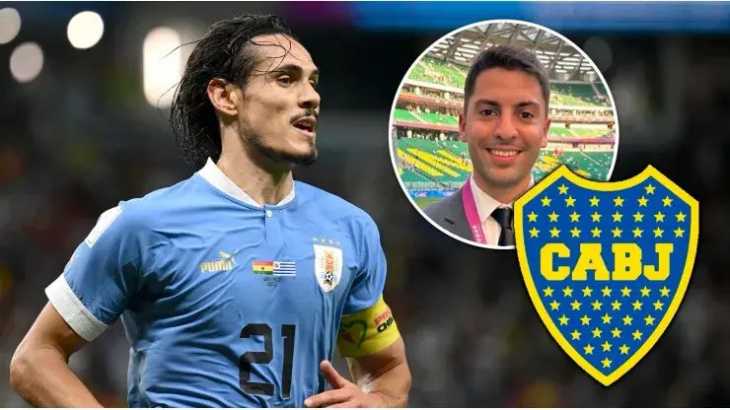 Con una lluvia de tuits, Gastón Edul dio detalles de las negociaciones de Cavani con Boca