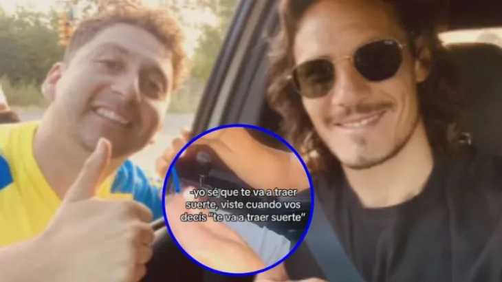 Creer o reventar: el amuleto que le dieron a Cavani para acabar con su sequía en Boca