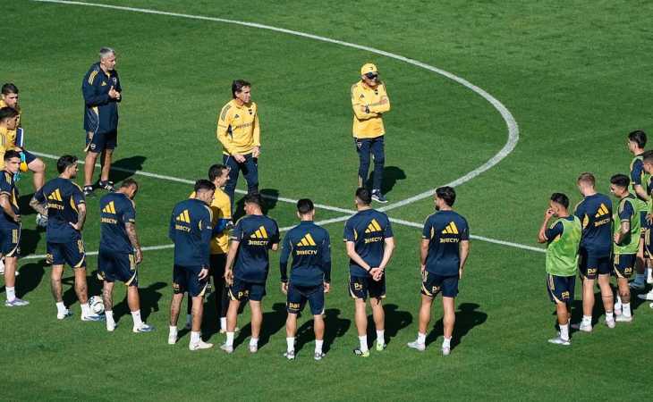 Cuáles son los tres jugadores de Boca que Russo no utilizó en la práctica de fútbol