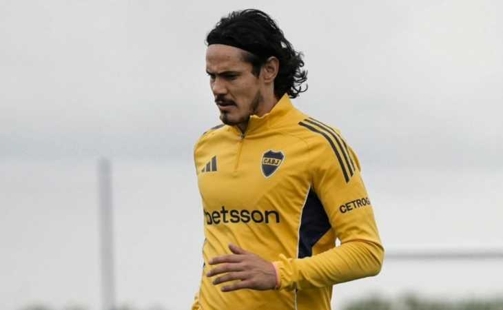 ¿Cuándo vuelve Cavani? Cómo está el delantero de Boca a días del partido contra Tigre