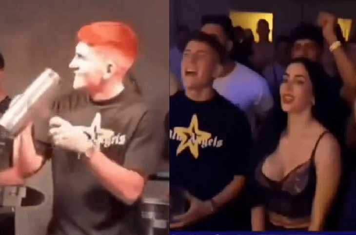 Cumbia y baile: el festejo navideño viral del Colo Barco con su novia