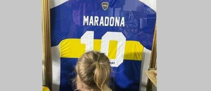Dalma Maradona estuvo presente en el triunfo de Boca ante Always Ready