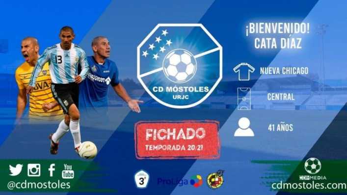 Daniel Cata Díaz vuelve a jugar al fútbol: firmó con Móstoles de España