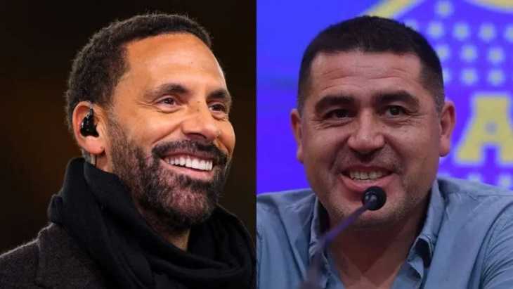 De Boca a Manchester: Riquelme le agradeció los elogios a Rio Ferdinand