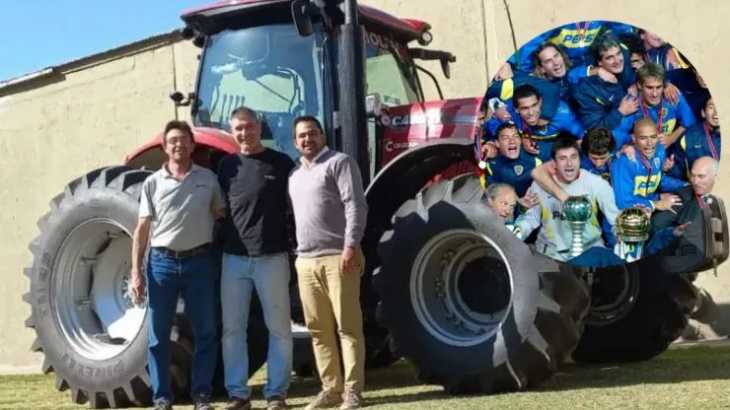 De campeón del mundo con Boca a trabajar en el campo