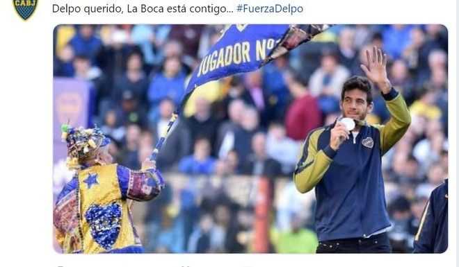 Delpo, querido, La Boca está contigo