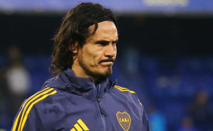 ¿Descartado contra Belgrano? Revelaron cómo es la situación de Edinson Cavani en Boca tras su nueva lesión