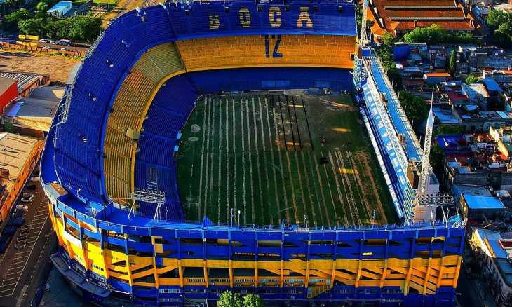 Desde el aire: Así avanza la obra de drenaje en La Bombonera
