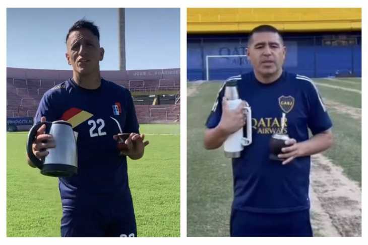 Desopilante: Migliore imitó a Riquelme para mostrar el campo de Español