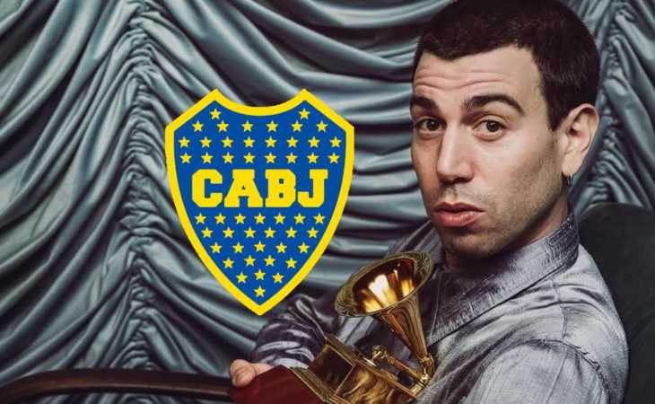 Detalle bien bostero: el guiño del cantante de Conociendo Rusia para Boca en su recital