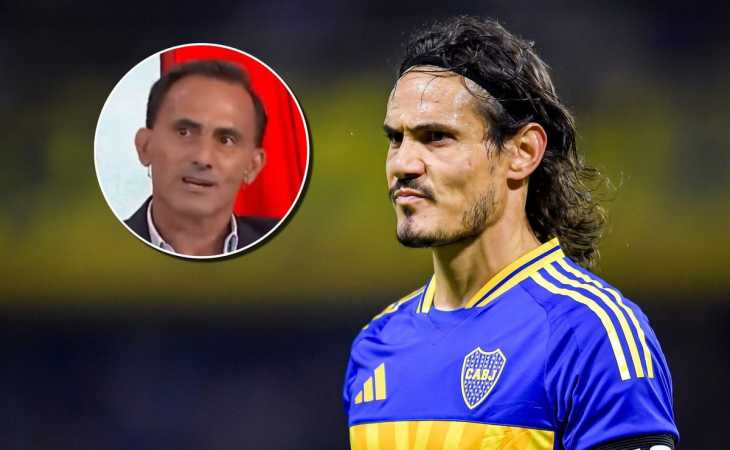 Diego Latorre hizo un diagnóstico sobre la mala racha de Cavani en Boca: “Lo más probable es que...”