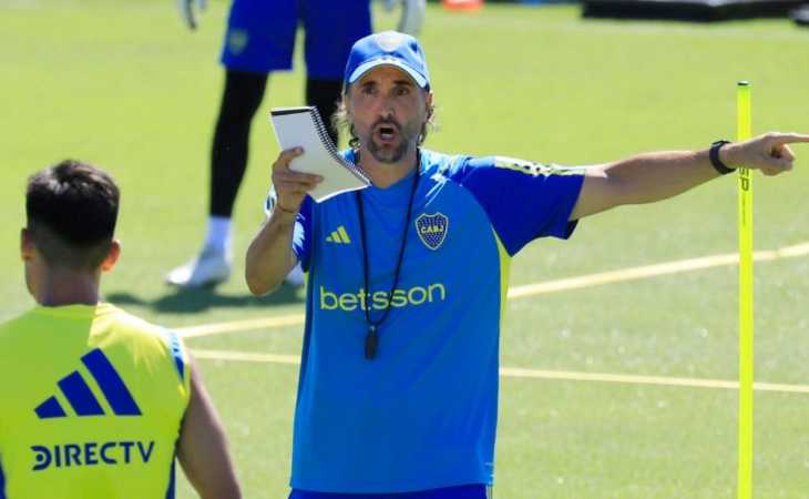 Diego Martínez eligió a Mateo Mendia como alternativa en la defensa de Boca