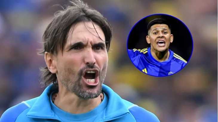 Diego Martínez patea el tablero en Boca y prepara una línea de tres sin Marcos Rojo ante Estudiantes por la Liga Profesional