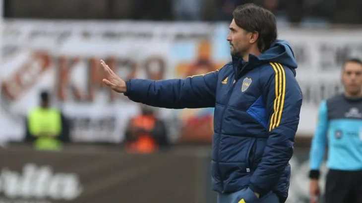 Diego Martínez reveló que hará con Marcos Rojo tras su expulsión en Boca vs. Platense