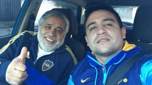 Dieron de alta al papá de Riquelme