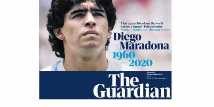 Dios ha muerto: las portadas del mundo sobre la muerte de Maradona