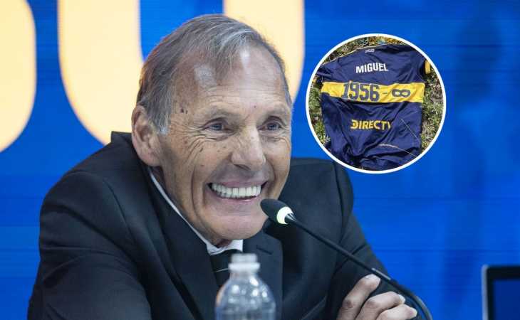 Dónde cayó la camiseta que Boca hizo para el homenaje a Miguel Russo y quién se la quedó