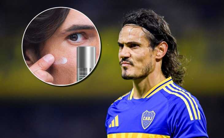 Edinson Cavani subió una inesperada y llamativa promoción a sus redes: “Para el cuidado de la piel”